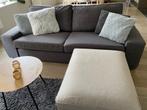 Sofa, Rechte bank, Stof, 75 tot 100 cm, Zo goed als nieuw