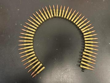 WWII bande garnie MG 34/42 avec cartouches inertes actuelles beschikbaar voor biedingen