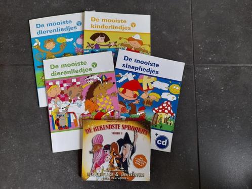 Liedjesboekjes incl. cd en 1 luister sprookjesboek, Cd's en Dvd's, Cd's | Kinderen en Jeugd, Gebruikt, Muziek, 3 tot 5 jaar, Ophalen