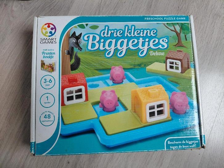 Smartgames Drie Kleine Biggetjes, Kinderen en Baby's, Speelgoed | Educatief en Creatief, Gebruikt, Puzzelen, Ophalen of Verzenden