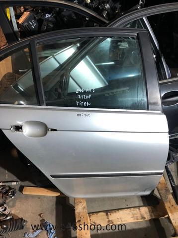 DEUR RECTHS ACHTER BMW 3 SERIE 46 SEDAN TITAN SILBER  beschikbaar voor biedingen