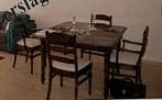 Engels antieken tafel en 4 stoelen, Enlèvement