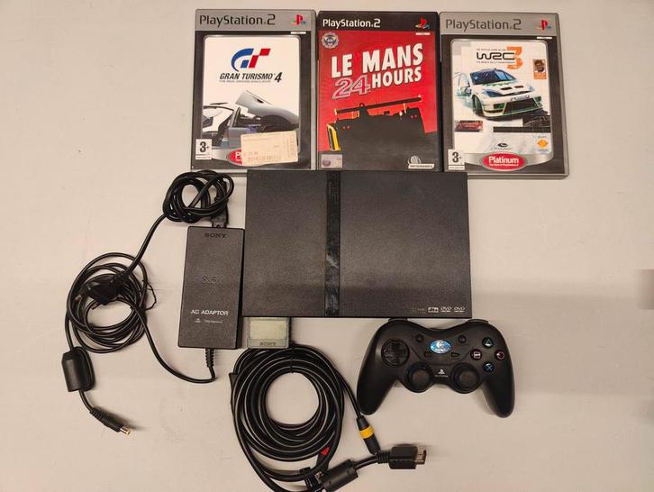 PS2 slim met 3 games en wireless controller., Hobby en Vrije tijd, Gezelschapsspellen | Overige, Ophalen