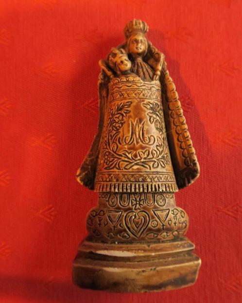 Statuette de la vierge et l’enfant, Antiek en Kunst, Antiek | Religieuze voorwerpen, Ophalen of Verzenden