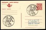 Briefkaart 7-7-1979 - Volksdansfestival Schoten, Postzegels en Munten, Postzegels | Europa | België, Ophalen of Verzenden, Gestempeld