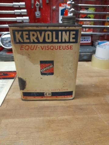 oude lege oliekan van Kervoline EH beschikbaar voor biedingen