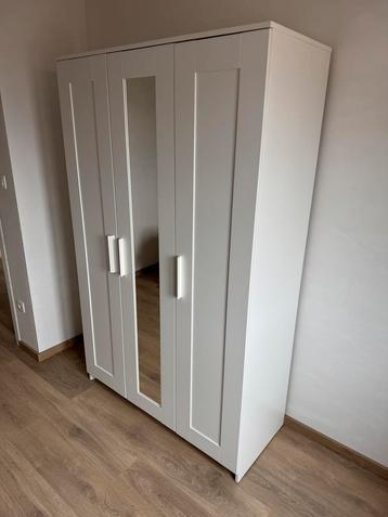 Kleerkast scandinavisch design wit 190 hoog 117 breed beschikbaar voor biedingen