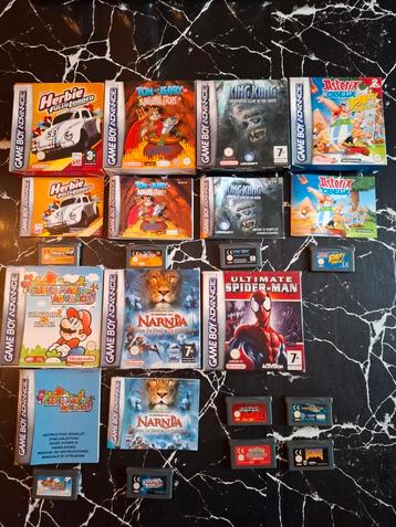 11 Gameboy Advance-spellen! Pokemon, Doom enz.  beschikbaar voor biedingen