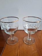 2 oude Westmalle bier glazen., Verzamelen, Ophalen of Verzenden, Zo goed als nieuw