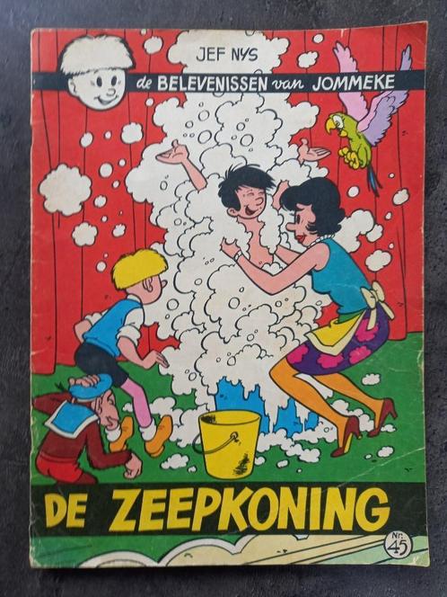 Strip Jommeke - De zeepkoning - Nr 45 (1e druk), Boeken, Stripverhalen, Gelezen, Eén stripboek, Ophalen of Verzenden
