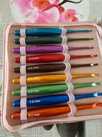 Metalen ergonomische haaknaalden, Hobby & Loisirs créatifs, Tricot & Crochet, Enlèvement, Comme neuf, Crochet, Autres types