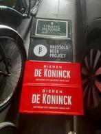 Quatre bacs de bière, Collections, Marques de bière, Enlèvement, Comme neuf, De Koninck