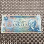 5 dollars 1972 jaar Canada, Postzegels en Munten, Ophalen of Verzenden, Noord-Amerika, Los biljet