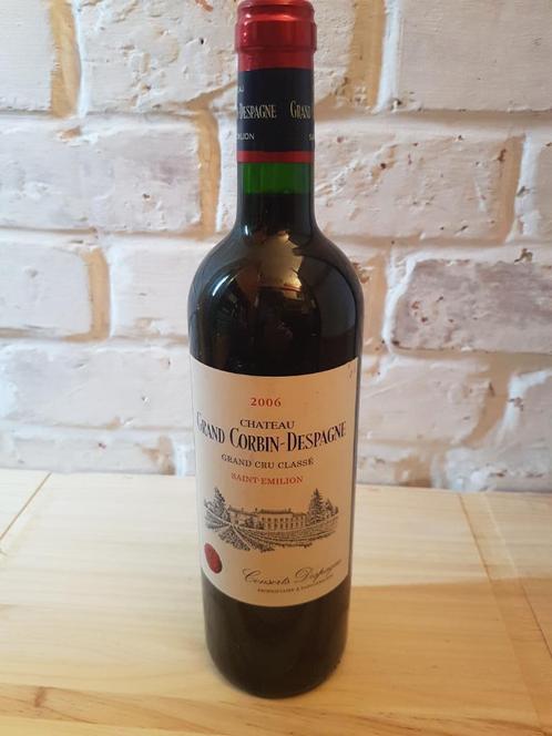Chateau Grand Corbin Despagne Grand Cru Classé 2012, Verzamelen, Wijnen, Nieuw, Rode wijn, Frankrijk, Vol, Ophalen of Verzenden