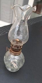 klein oud glazen olielampje, Antiek en Kunst, Ophalen of Verzenden