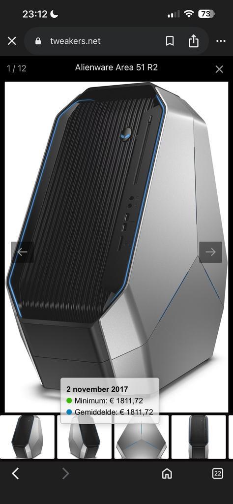 Area 51- r2 Zeer Capabele 1080p Gaming Workhorse., Computers en Software, Desktop Pc's, Gebruikt, Gaming, Ophalen