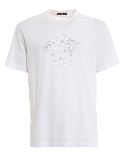 Versace T-Shirt - Medusa Icon - White - L, Kleding | Heren, T-shirts, Nieuw, Maat 52/54 (L), Wit, Ophalen