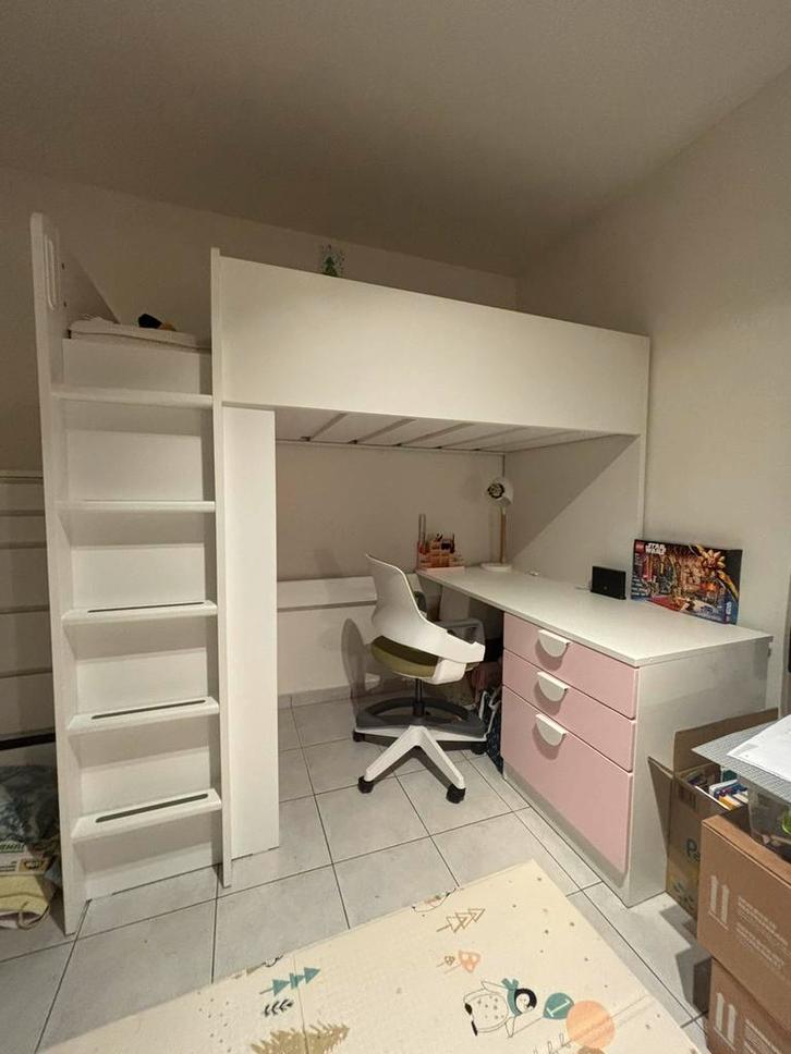 IKEA Smastad hoogslaper bed, Enfants & Bébés, Chambre d'enfant | Lits, Lit mezzanine ou Lit superposé, Enlèvement