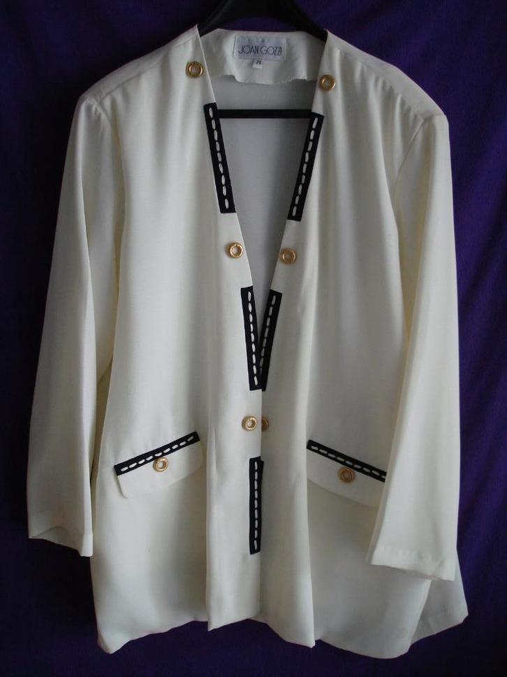 Lange geklede leuke bloes met lange mouwen beige Joan Gozzi., Vêtements | Femmes, Blouses & Tuniques, Porté, Taille 42/44 (L)