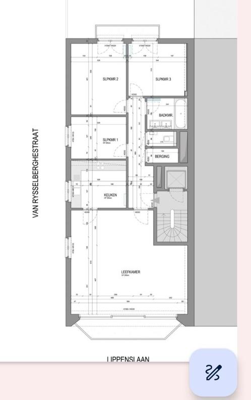 Te renoveren Appartement, 101 m2 ,3slaapk. te koop in Knokke, Immo, Huizen en Appartementen te koop, Provincie West-Vlaanderen