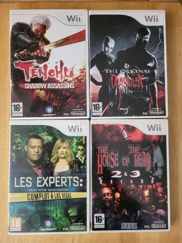 Lot de jeux Nintendo Wii (PRIX EN DESCRIPTION) beschikbaar voor biedingen