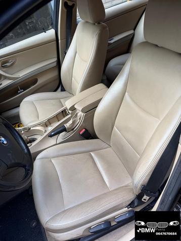 Interieur crème leer leder Bmw 3-Serie E91 stoelverwarming  beschikbaar voor biedingen