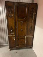 Kast met hanger en legplank, Ophalen, 100 tot 150 cm, Eikenhout, Zo goed als nieuw