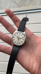 Zenith Sporto vintage horloge, Cuir, Acier, Utilisé, Montre-bracelet