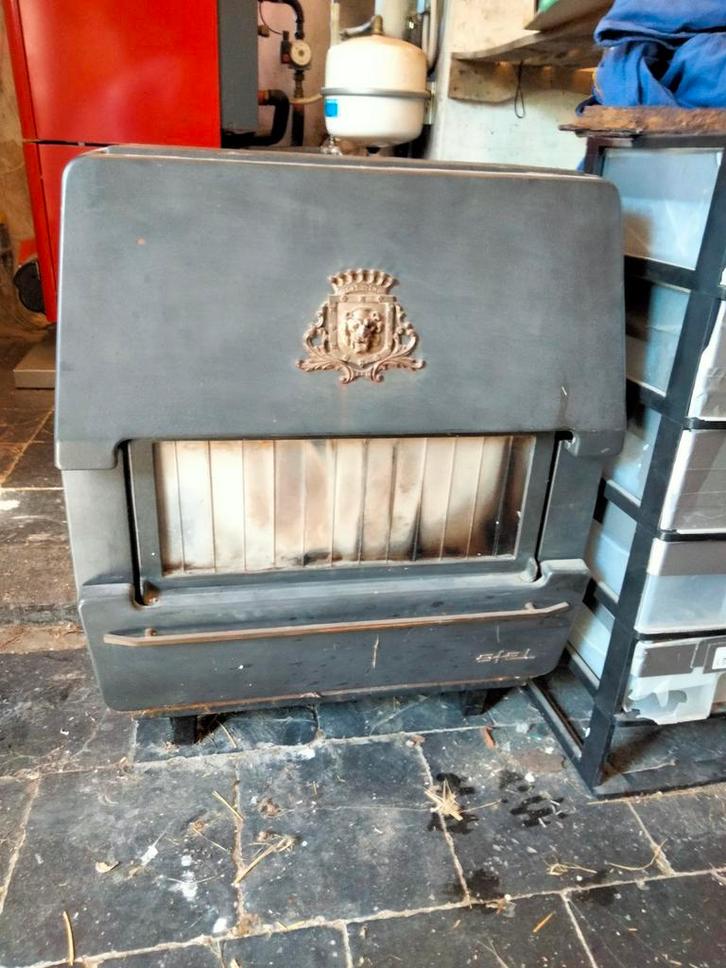 Poêle à bois, vintage, marque Efel, Huis en Inrichting, Kachels, Zo goed als nieuw, Hout, Ophalen