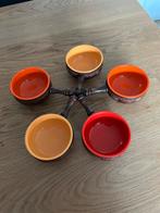 5 vintage Emsa aperitiefschaaltjes, Enlèvement ou Envoi