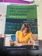 toelatingsexamen arts, tandarts en dierenarts, Boeken, Ophalen of Verzenden, Nieuw, Hoger Onderwijs