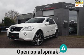 Mercedes-Benz M-klasse 63 AMG 510PK SCHUIFDAK-LEDER-TREKHAAK, Automaat, 2210 kg, Wit, Leder