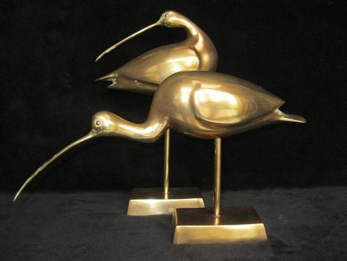 Holliwood Regency koperen wulpen vogels, Antiek en Kunst, Antiek | Brons en Koper, Koper, Ophalen