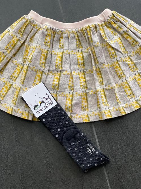 Schattig rokje Filou & Friends, maat 2 jaar + kniekousjes mt, Kinderen en Baby's, Kinderkleding | Maat 92, Zo goed als nieuw, Meisje
