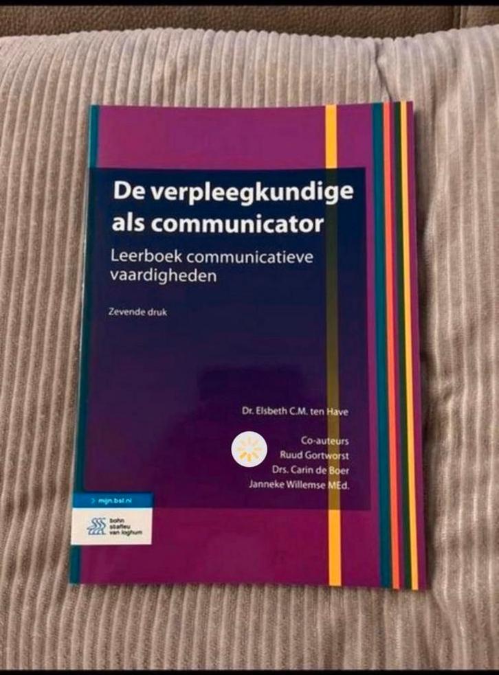 De verpleegkundige als communicator, Boeken, Studieboeken en Cursussen, Zo goed als nieuw, Ophalen