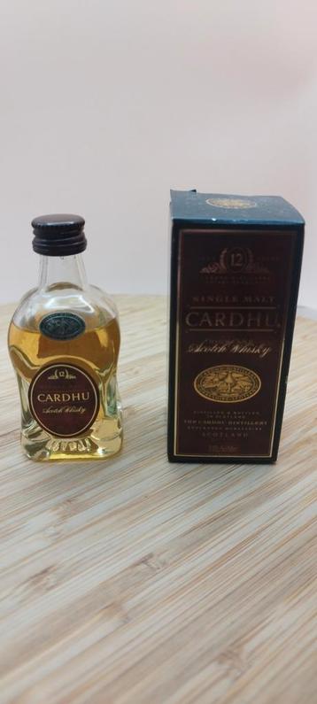 Cardhu Scotch Whiskey 50 ml beschikbaar voor biedingen