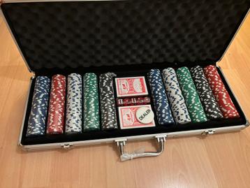 Coffret de Poker Complet avec 500 jetons beschikbaar voor biedingen