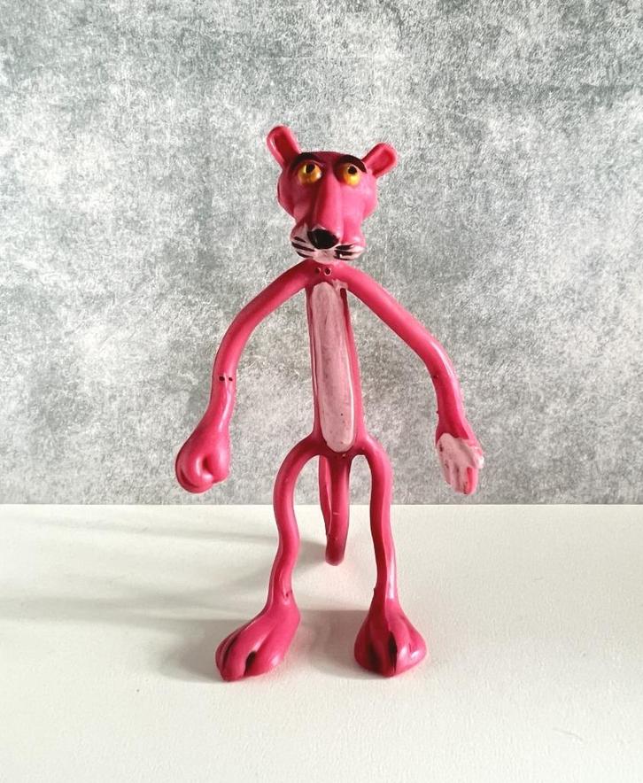 Figurine flexible La panthère rose - Teisseire 1983, Verzamelen, Beelden en Beeldjes, Gebruikt, Overige typen, Ophalen of Verzenden