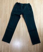 Zwarte lange broek met zilveren versiersels (Mexx)- maat 134, Enlèvement ou Envoi, Comme neuf, Fille, Pantalon