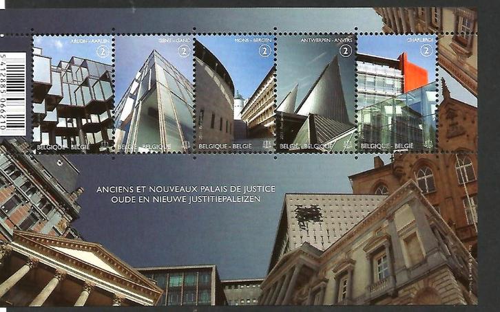 2011 Oude en nieuwe justitiepaleizen OBP BL 191**, Postzegels en Munten, Postzegels | Europa | België, Postfris, Orginele gom