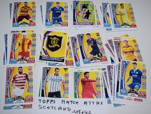 Topps Match Attax/Écosse/155 cartes, Collections, Articles de Sport & Football, Comme neuf, Affiche, Image ou Autocollant, Envoi