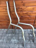 Pieds en inoxydable pour faire un banc de jardin, Tuin en Terras, Tuinbanken, Zo goed als nieuw, Metaal