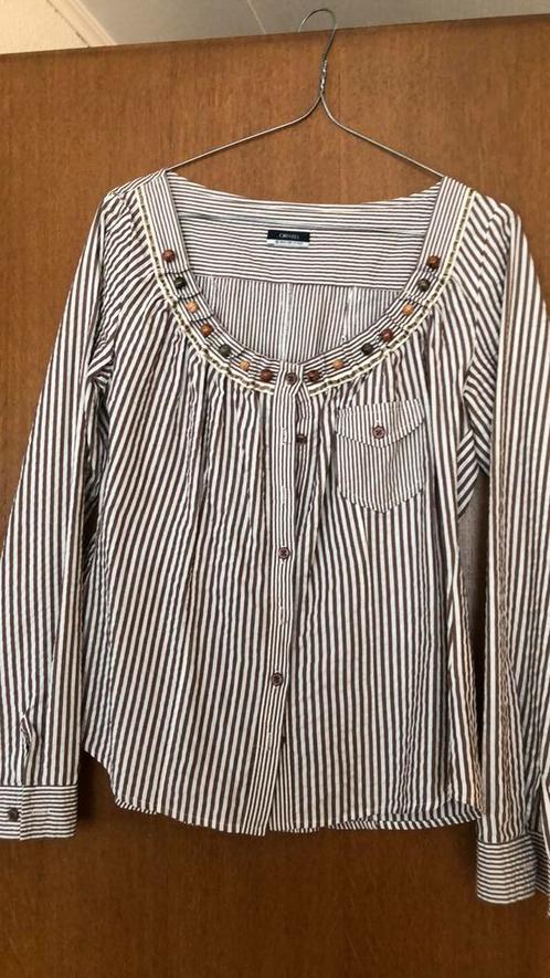 Bloesje, Kleding | Dames, Blouses en Tunieken, Zo goed als nieuw, Maat 38/40 (M), Bruin, Ophalen