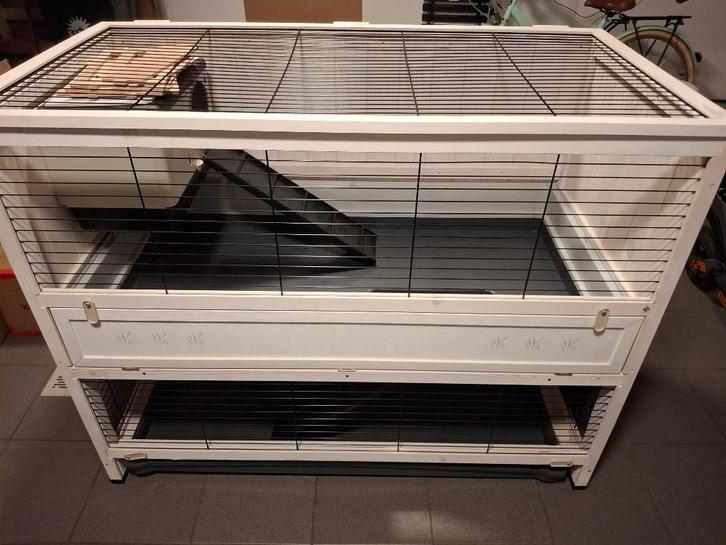 CAGE A LAPIN FERSPLAT COTTAGE LARGE, Animaux & Accessoires, Rongeurs & Lapins | Cages & Clapiers, Utilisé, Cage, 90 cm ou plus