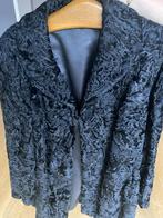 manteau astrakan noir comme neuf., Kleding | Dames, Jasjes, Kostuums en Pakken, Ophalen, Zo goed als nieuw, Zwart, Jasje