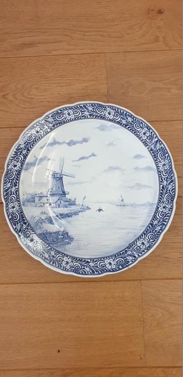 Grote Delftse schaal - Diameter 41 cm beschikbaar voor biedingen