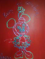 Popart kunstwerk Minnie Mouse, ., Ophalen of Verzenden, Zo goed als nieuw, Mickey Mouse