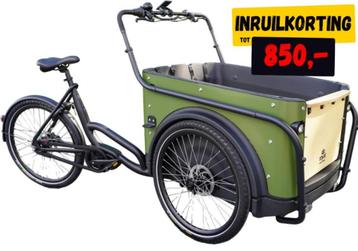 Elektrische bakfietsen, royal, tweewieler, driewieler ebike  beschikbaar voor biedingen