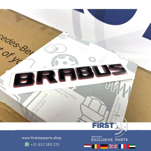 BRABUS ROCKET LOGO ACHTERKLEP LOGO ZWART ROOD LETTERS Merced, Auto-onderdelen, Carrosserie, Mercedes-Benz, Achter, Gebruikt, Ophalen of Verzenden