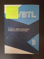 Analyse 1b Reeële functiesdeel 2 - ISBN 9789048646555, Ophalen, Gelezen, Wiskunde A, Die keure
